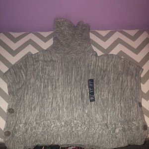 Gap Girls Turtleneck Poncho, Size 10-11 L